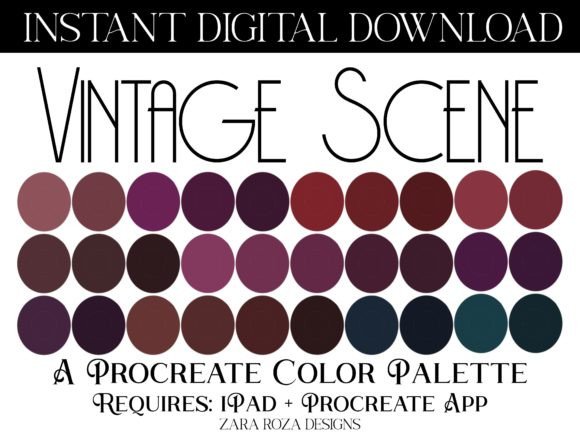 Download Vintage Scene Procreate Color Palette - Premium Resources