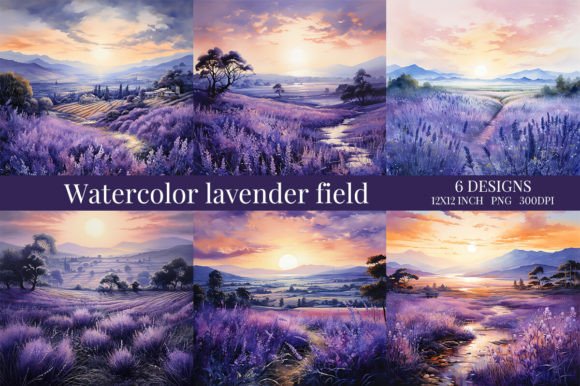 Download Lavender Watercolor Painting - Lavender watercolor Collection