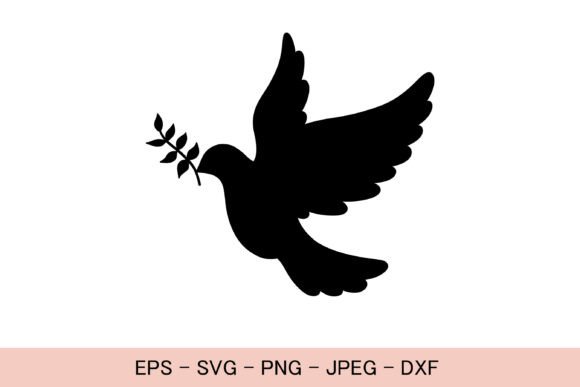 Download Dove Olive Branch SVG Peace Pigeon Dxf - Peace Collection